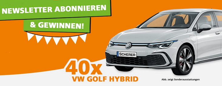 VW Golf Hybrid gewinnen